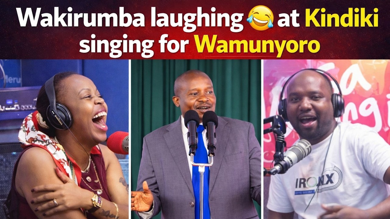 Wakirumba laughs at Kindiki singing for Wamunyoro| Kameme Fm| Gathemba| Baby Top