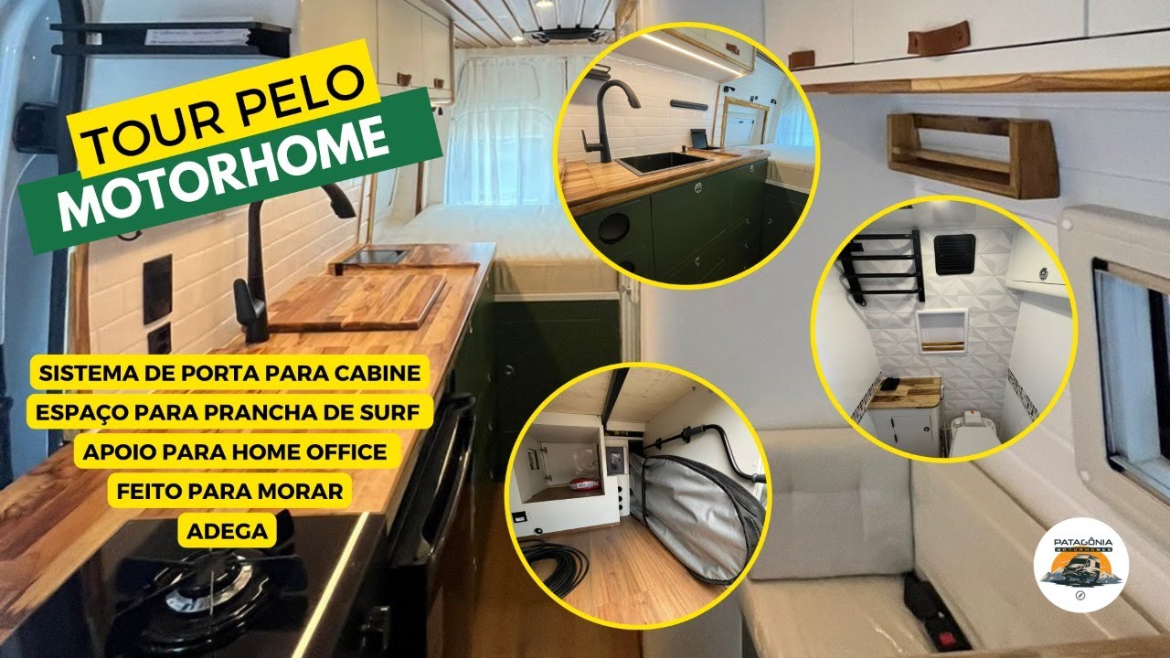 TOUR MOTORHOME SPRINTER 416 - FEITO PARA MORAR E TRABALHAR.