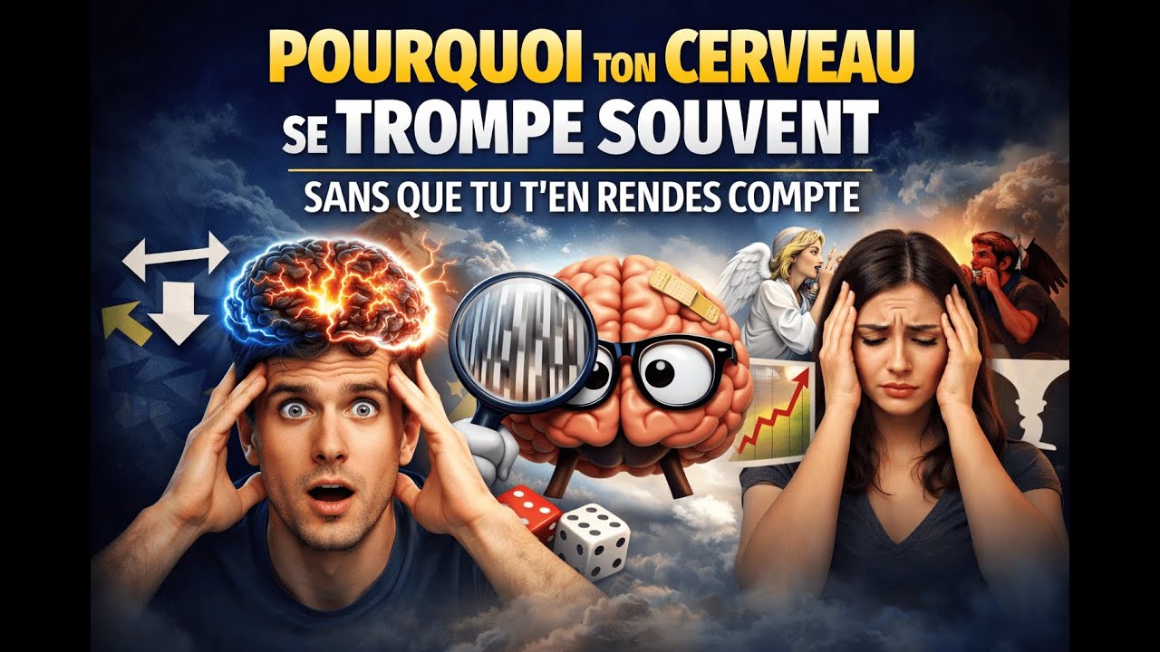 Pourquoi ton cerveau se trompe souvent sans que tu t’en rendes compte