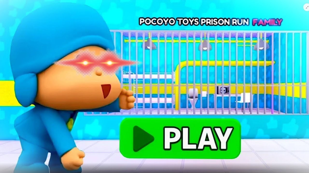 Pocoyo Toys prison run #roblox #robloxgameplay