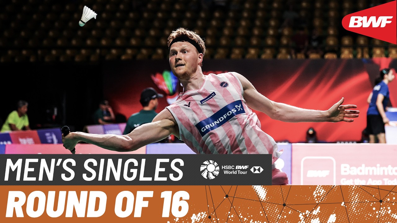 TOYOTA Thailand Open 2026 | Anders Antonsen (DEN) [3] vs Yushi Tanaka (JPN) | R16