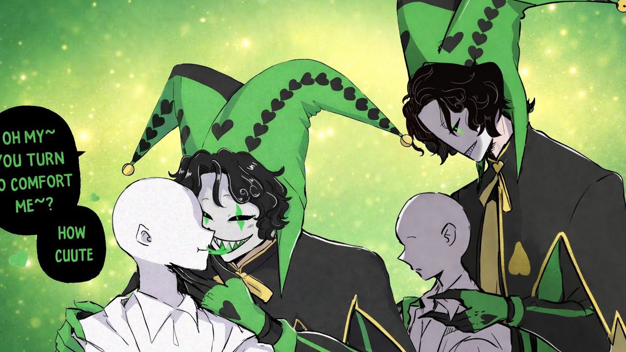 Harlequin Flirts With MC!?😏😳🔥The Freak Circus Comic Dub