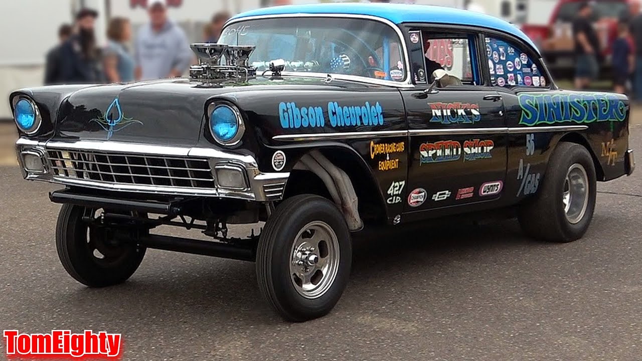 Vintage Drag Racing Cars at Meltdown Gasser Drags