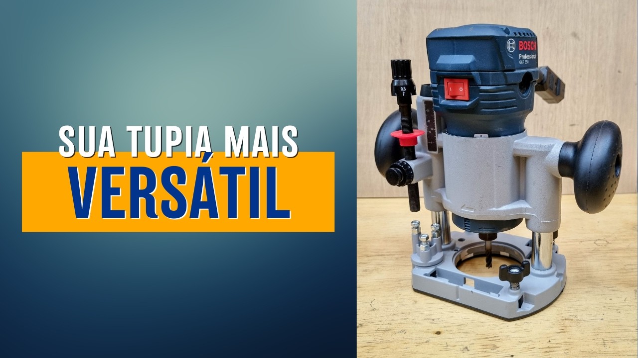 BASE DE MERGULHO para tupia laminadora (ajustes e opinião)