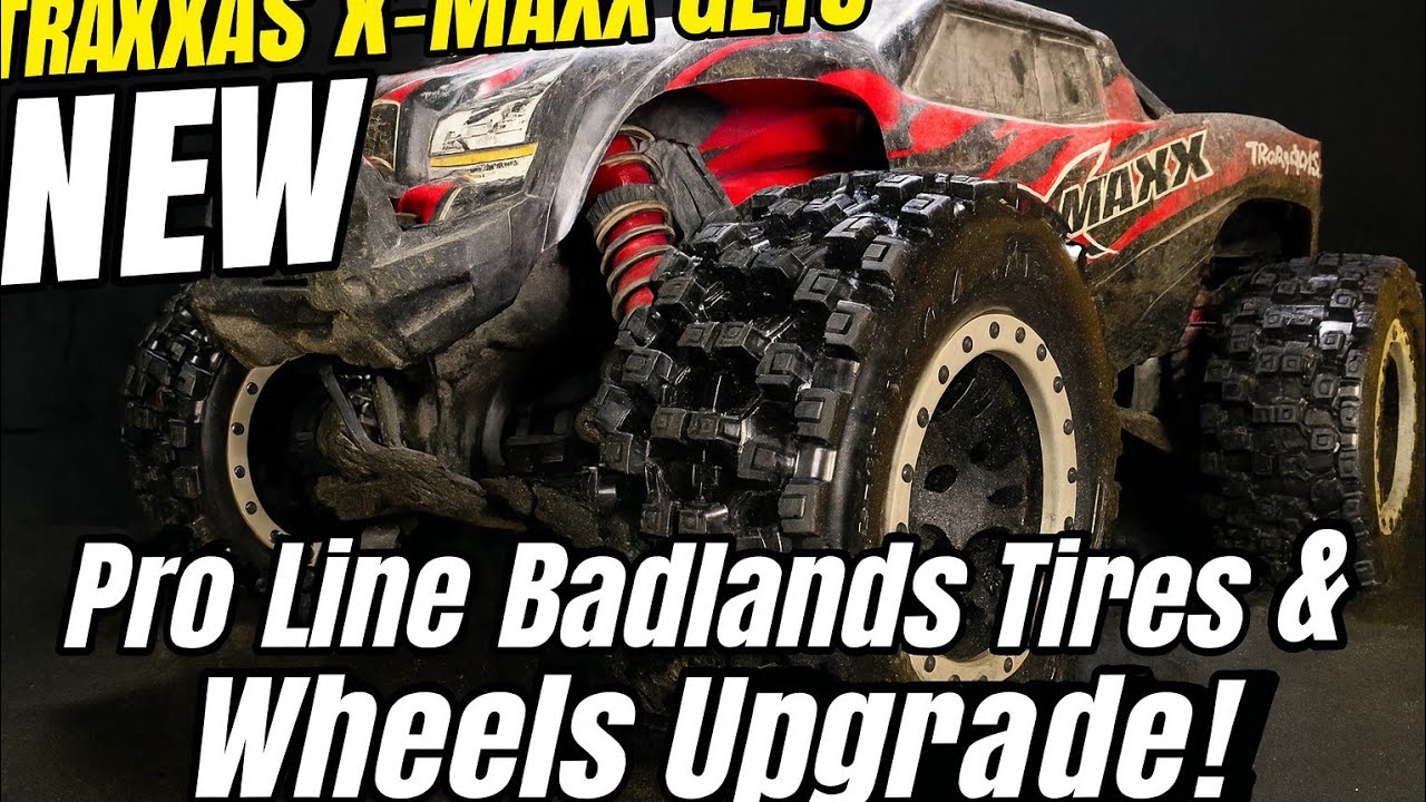 TRAXXAS X-MAXX Gets NEW Pro Line Badlands Tires & Wheels Upgrade! Game Changer Install & Review