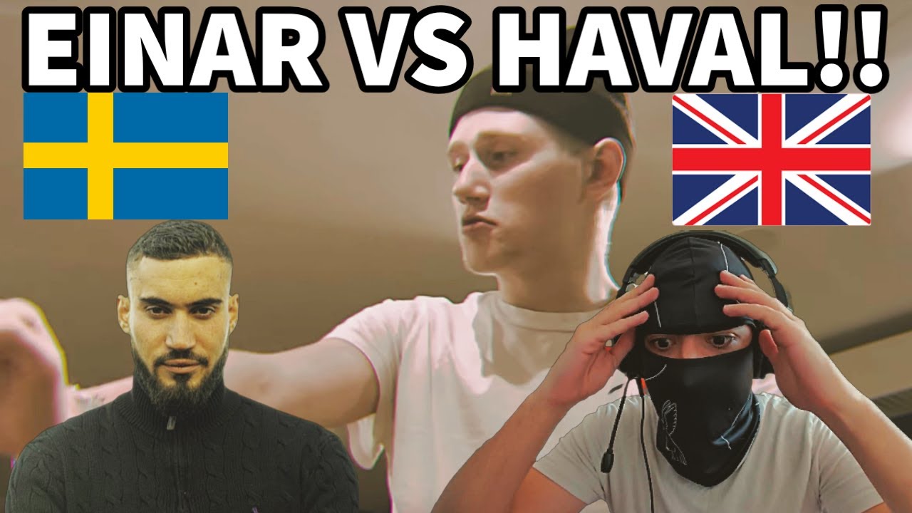 BIGGEST BEEF SWEDEN HAS SEEN?!! UK REACTION 🇬🇧 🇸🇪 EINAR & HAVAL (ENGLISH SUBS) | SWEDISH RAP