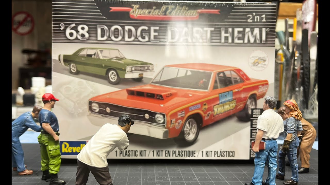 Revell 68 Dodge Dart HEMI 2n1 unboxing