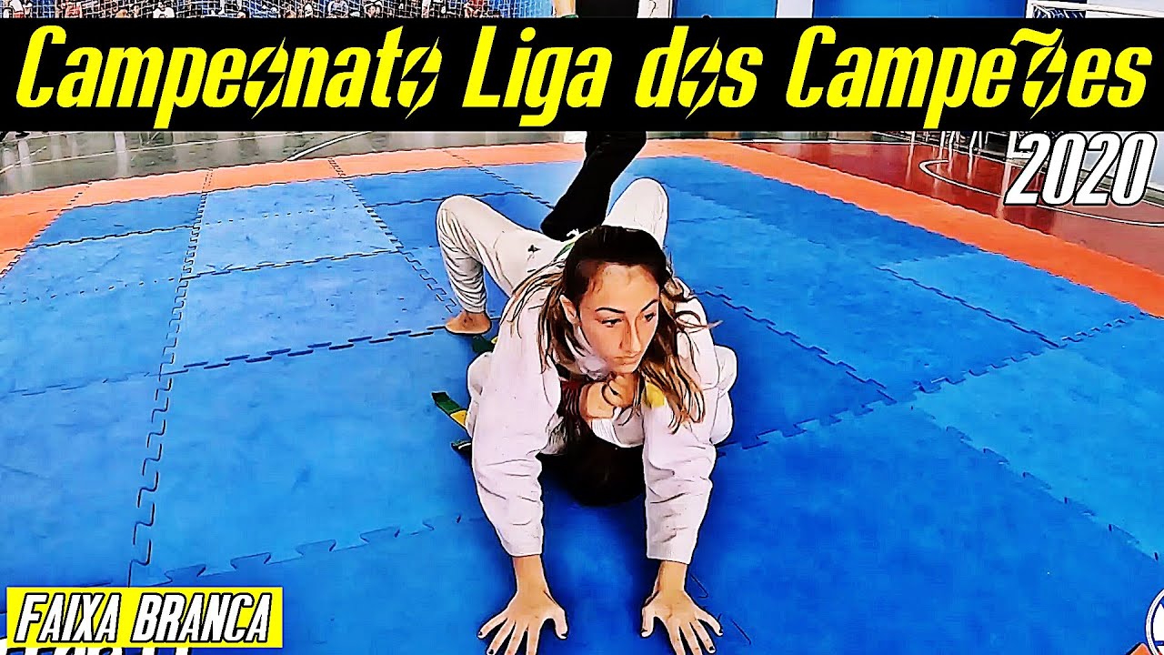 Jiu Jitsu - Luta - Faixa Branca - Feminina - Campeonato Liga dos Campeões - 2020