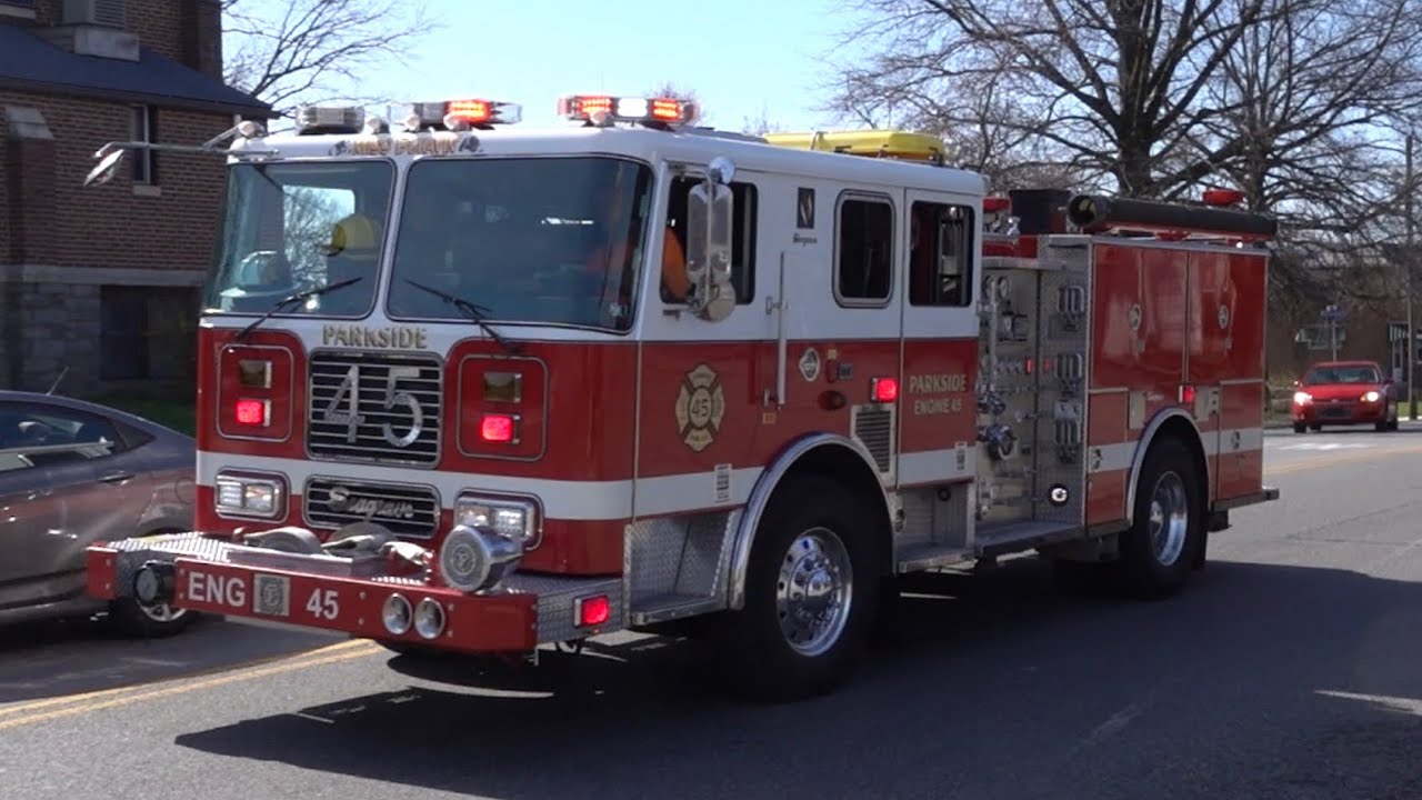 Parkside Fire Company Tac 45 and Chester Police Department 24-19 Responding