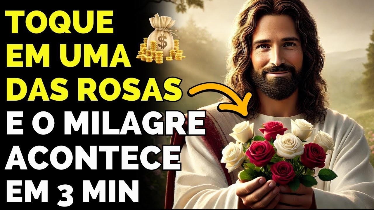DEUS DIZ-Toca Uma Rosa e Seu MILAGRE Chega em 3 Min...Não PULE!