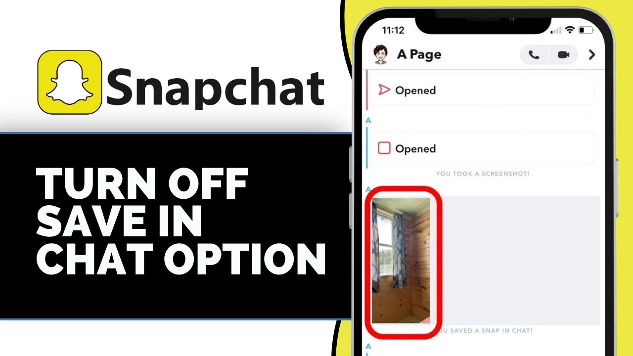 How to Turn OFF Save in Chat Option in Snaps on Snapchat (2025)