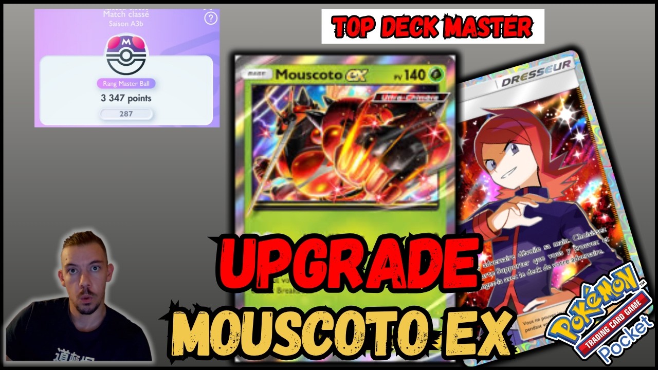 UPGRADE DE MOUSCOTO Ex, SILVER C'EST QUELQUE CHOSE !!!   Pokémon Tcg Pocket