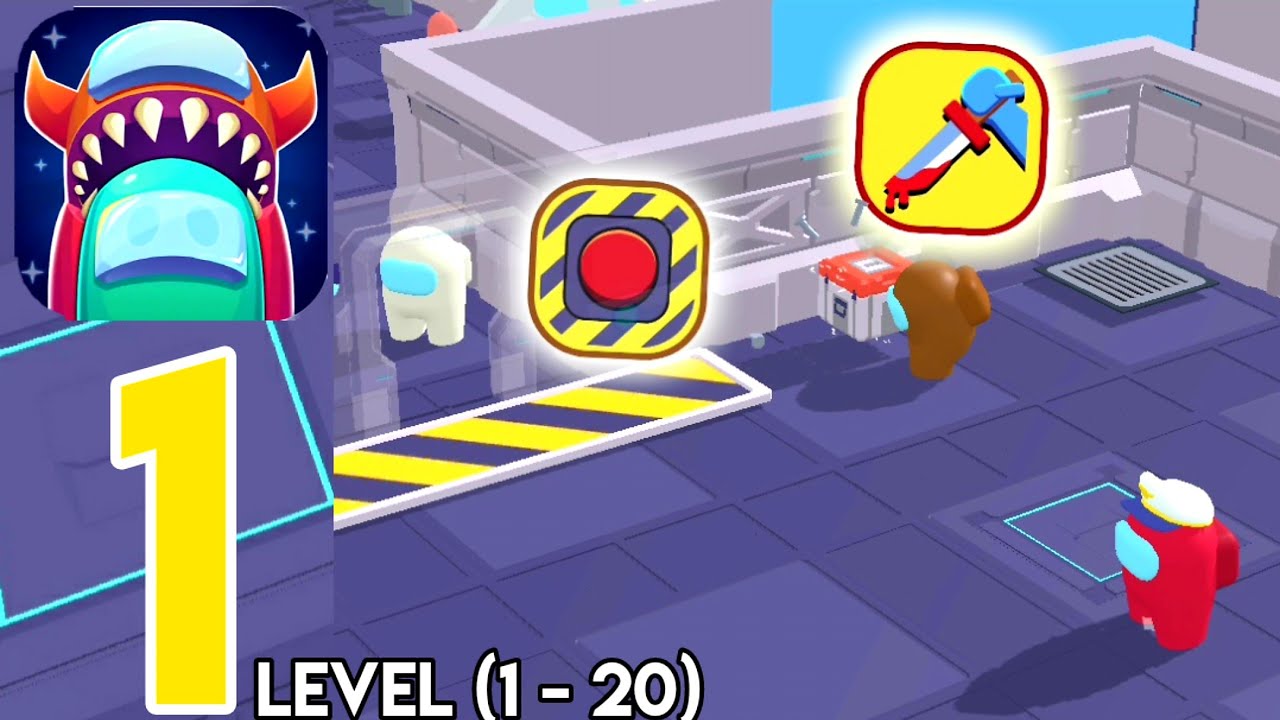 Imposter Solo Kill (Level 1 - 20) Gameplay Walkthrough (ios,Android)