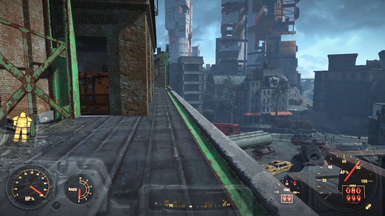 Fallout 4 Jetpack Diamond City Secret Home