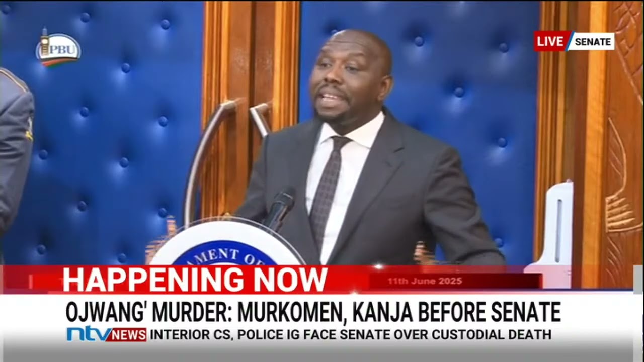 Interior CS Murkomen responds to senators' questions on the death of Albert Ojwang
