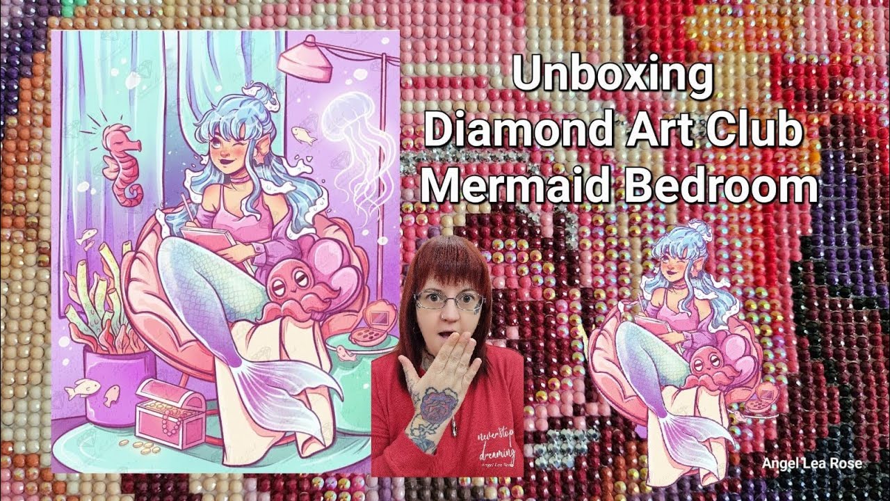 Unboxing Diamond Art Club | Mermaid Bedroom by MsbutterD 💜