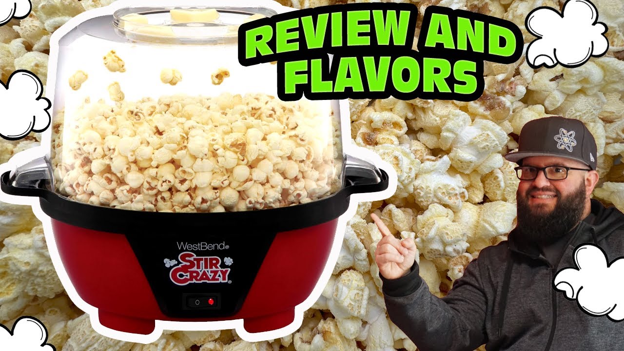 WestBend Stir Crazy popcorn machine flavor hacks