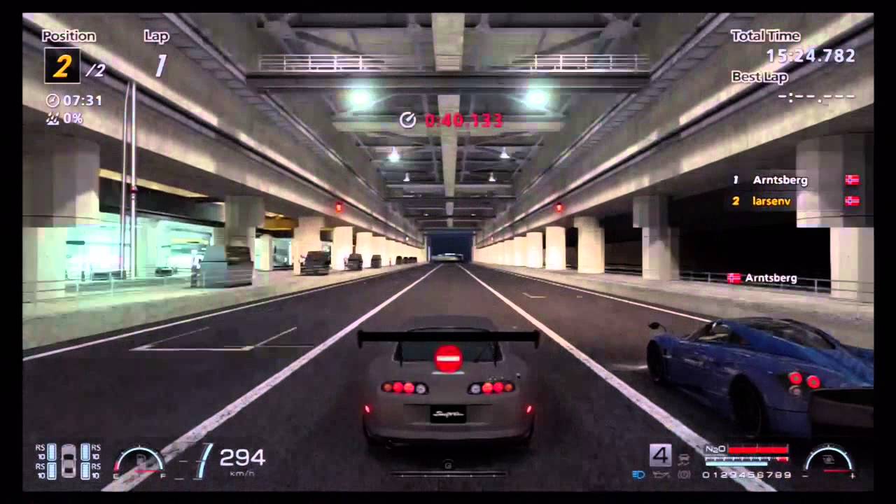 Gt6 | Drag Race | Toyota Supra RZ VS Pagani Huayra | Gran Turismo 6