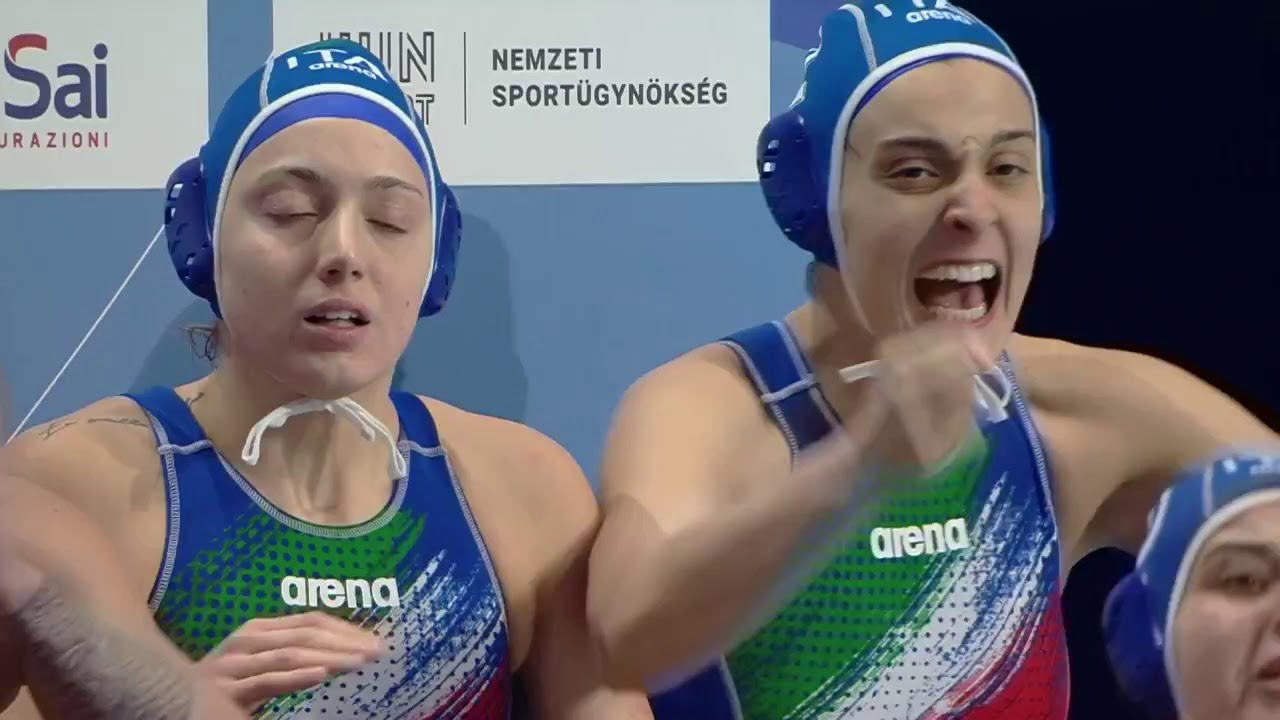 Russia vs Italy - Euro Waterpolo Women Champ. 2020 - 1/4 Final