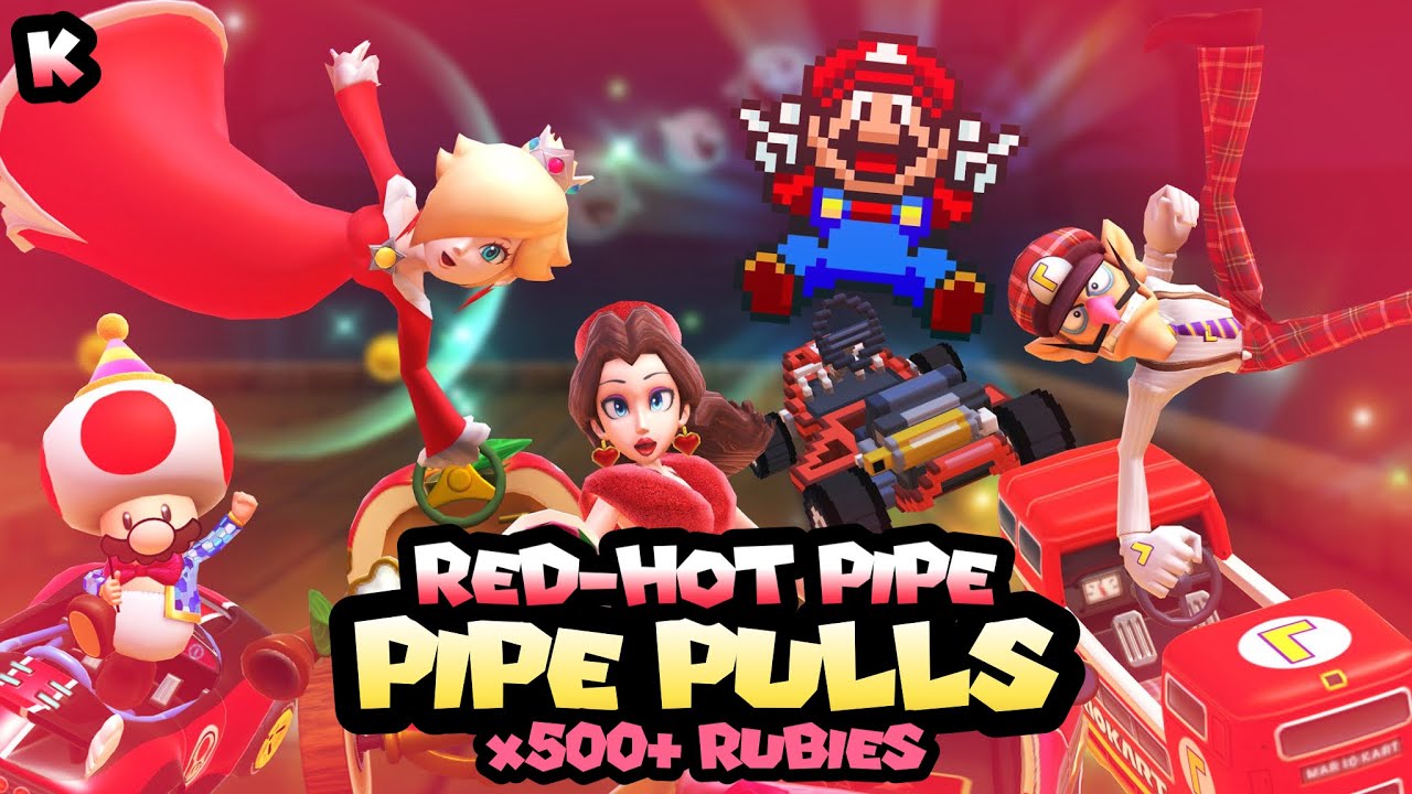 What did I get? Mario Kart Tour Red-Hot Pipe Pulls (500+ rubies spent!)