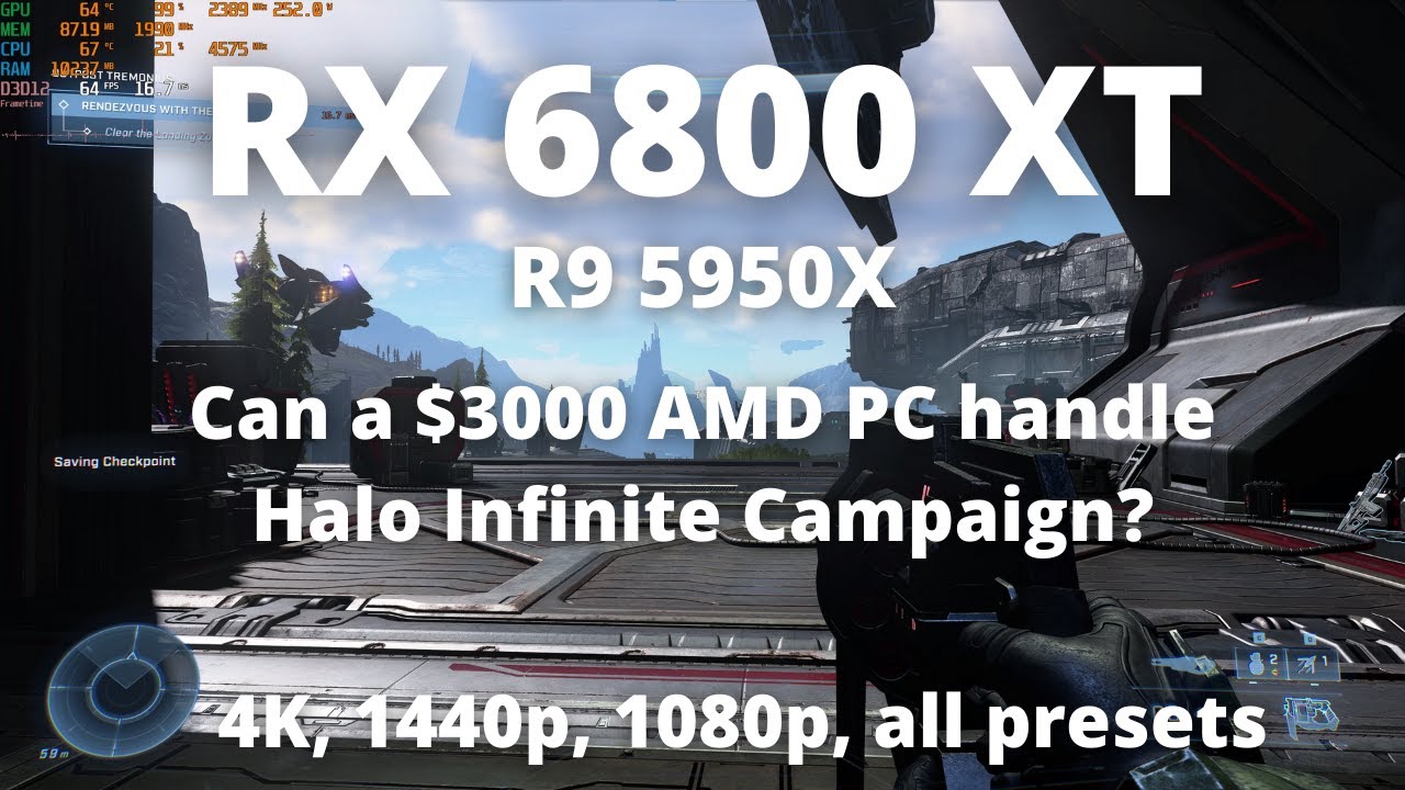 Halo Infinite Campaign | RX 6800XT Benchmark | 4K, 1440p, 1080p | Ultra, High, Med, Low | R9 5950X |