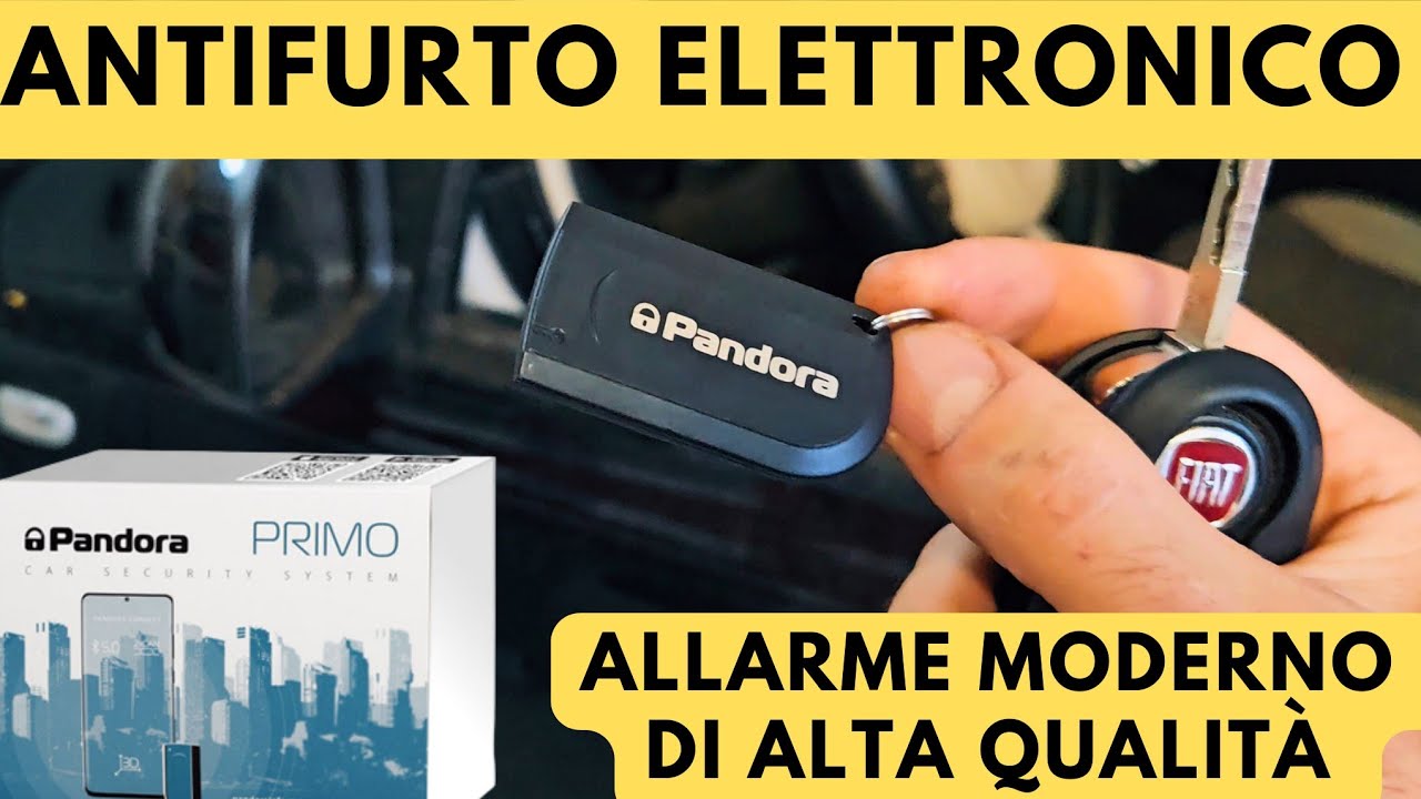 ANTIFURTO BLOCCO MOTORE - PANDORA PRIMO - SU FIAT PANDA