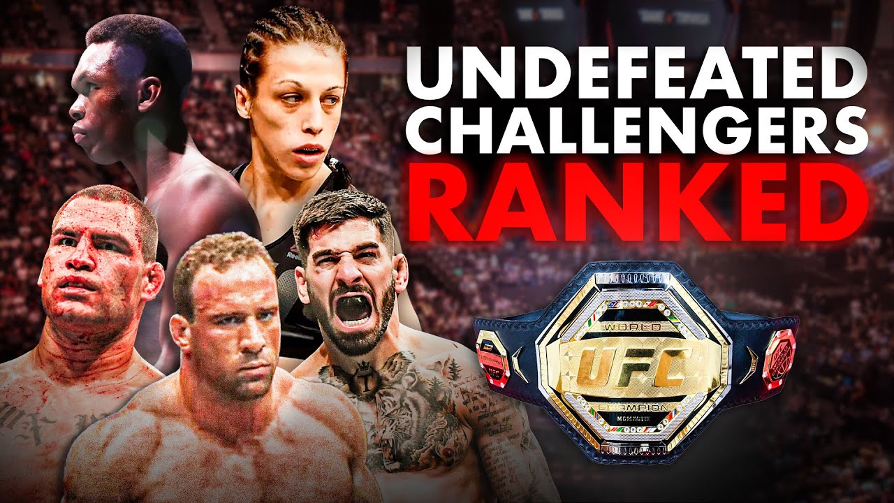 Все непобежденные претенденты на титул UFC в рейтинге от худшего к лучшему