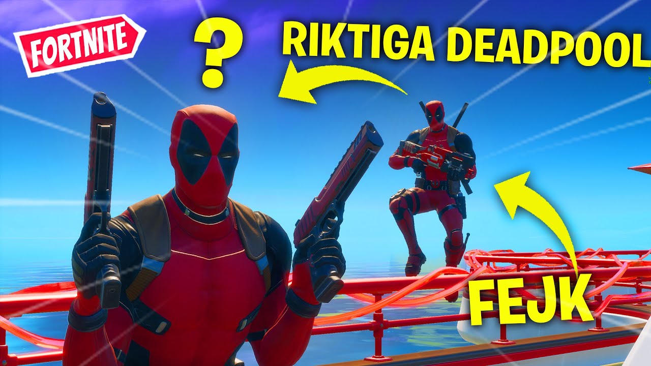HITTAR DEADPOOL-BOSSEN I FORTNITE & DEADPOOLS NYA MYTHIC-VAPEN! *EVENT*