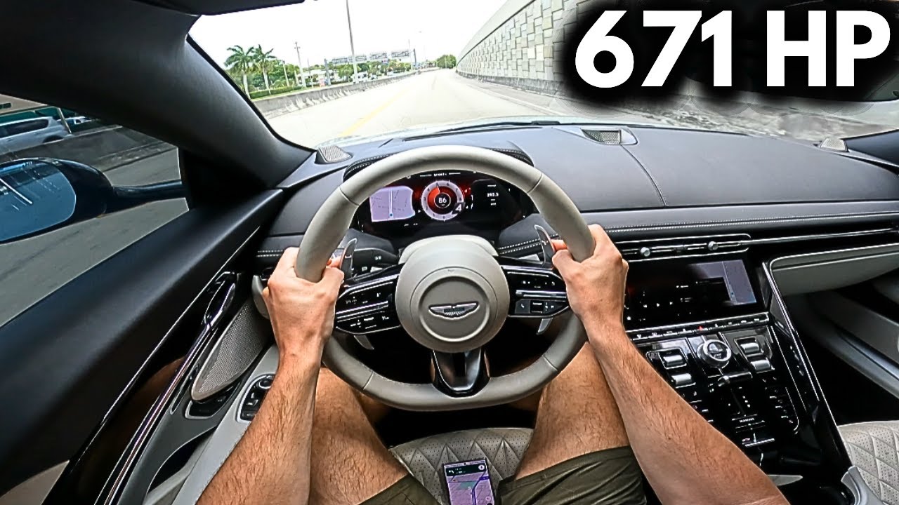 671HP: 2024 Aston Martin DB12 POV *FAST*