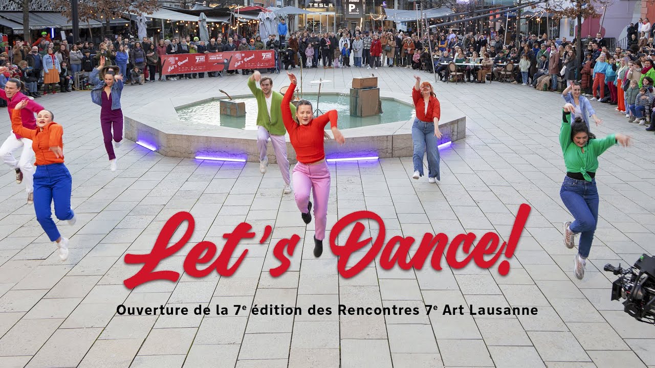 Les Rencontres 7e Art illuminent Lausanne d’une flashmob surprenante sur l’Esplanade du Flon !