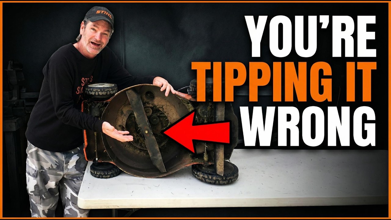 Proper Way To Tip A Lawn Mower Over
