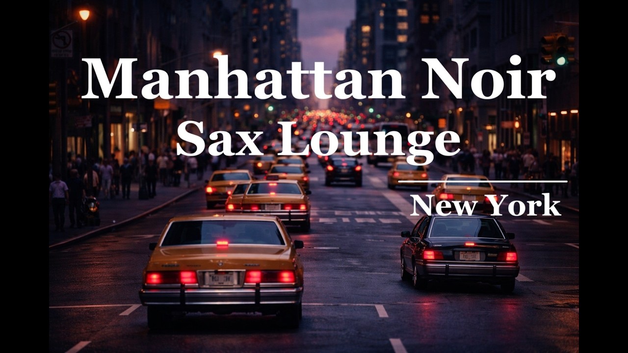 🎷Manhattan Noir | Luxury Metropolitan Sax Lounge | DeLuxe Originals