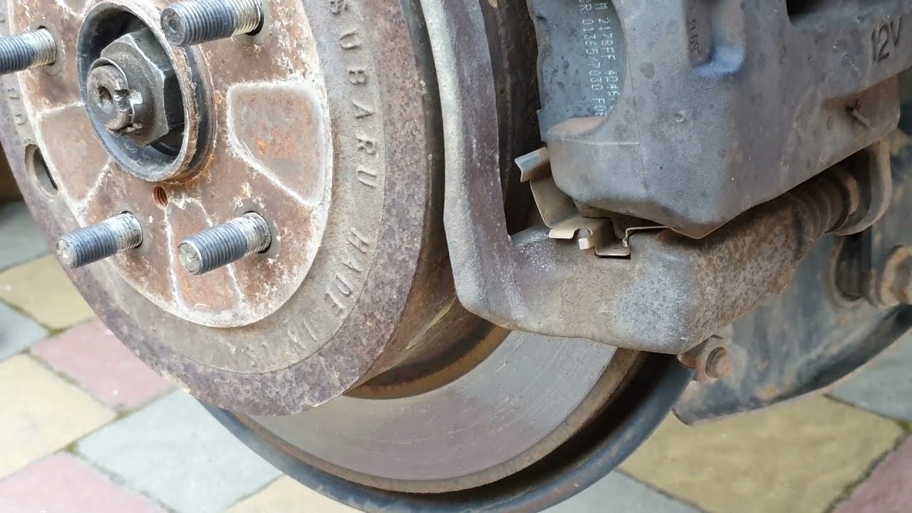 How to change braking pads and rotors on Subaru Tribeca/ RoadHouse