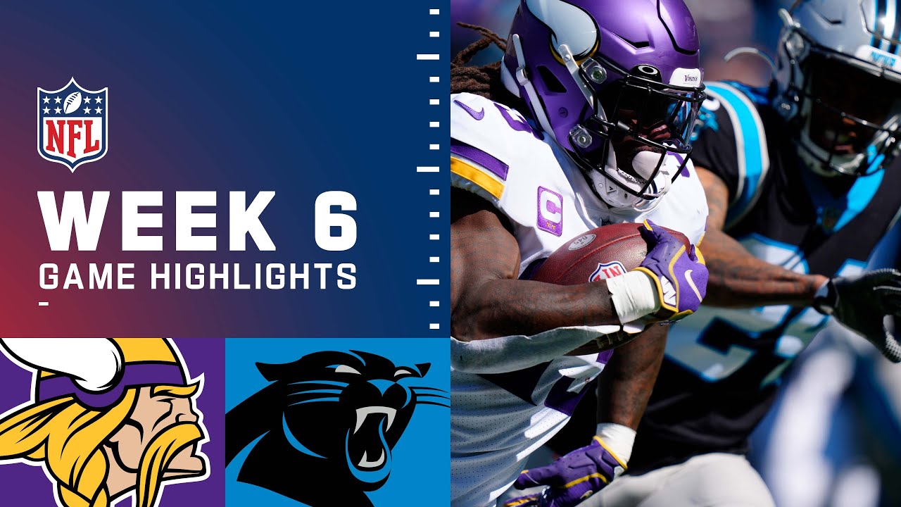 Vikings vs. Panthers Week 6 Highlights | NFL 2021