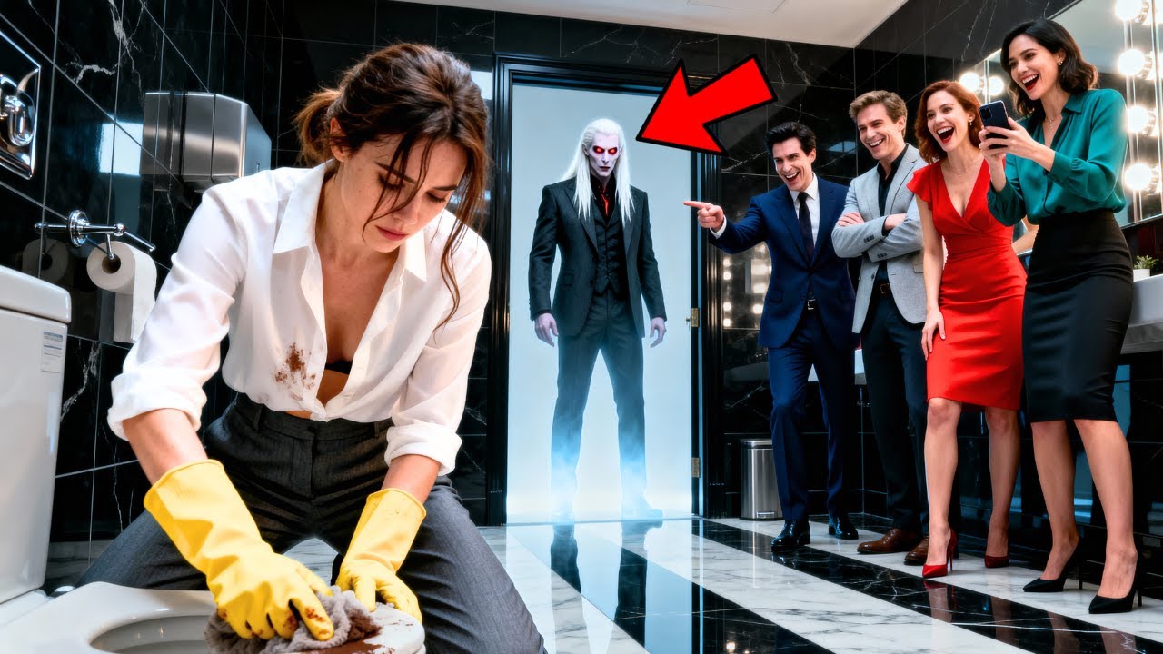 They Made Her Clean Toilets At The Christmas Party — The Vampire King Fired Everyone Who Laughed