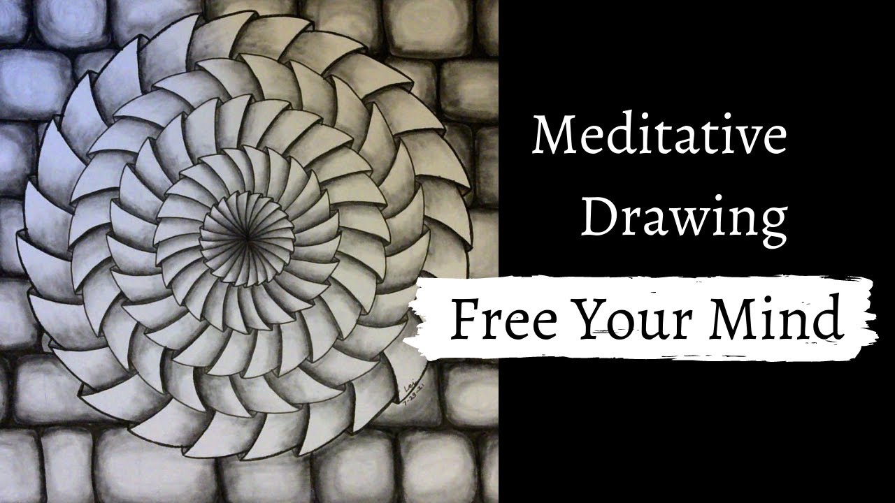 Meditative Drawing || Zentangle Inspired Art || Zen Doodle Art || Doodle Patterns