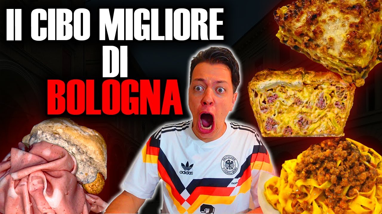 TEDESCHI impazziscono per il CIBO BOLOGNESE - I cibi migliori di Bologna