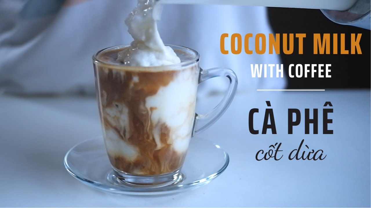 Cách làm Cà Phê Cốt Dừa tại nhà | Coconut Milk with Coffee Recipe | Lilo Kitchen