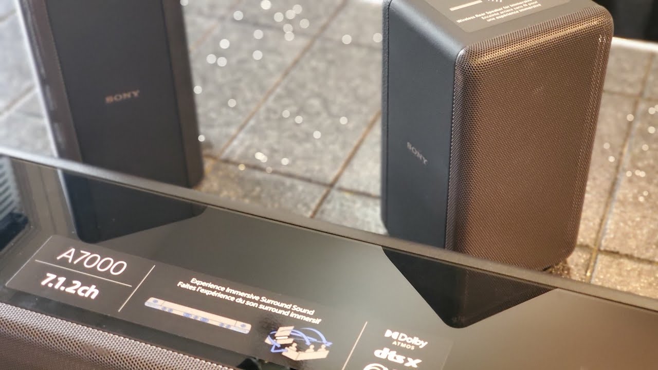 SONY A7000 SOUNDBAR FIRST LOOK AND IT'S AMAZING! RS35 SURROUND AND  SA-SW5 SUB ( VALUE ELECTRONICS)