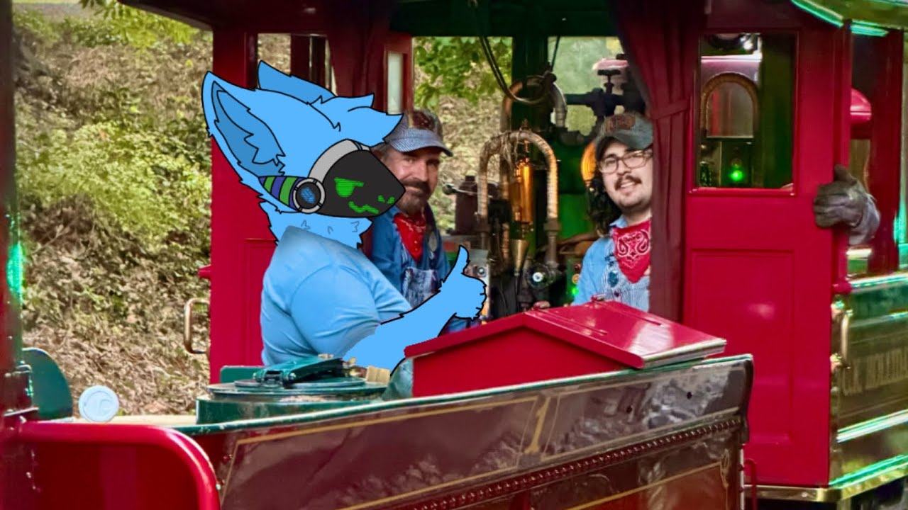 Disneyland Railroad || Tender-Ride on the “C.K. Holliday” || Grand Canyon and Primeval World diorama