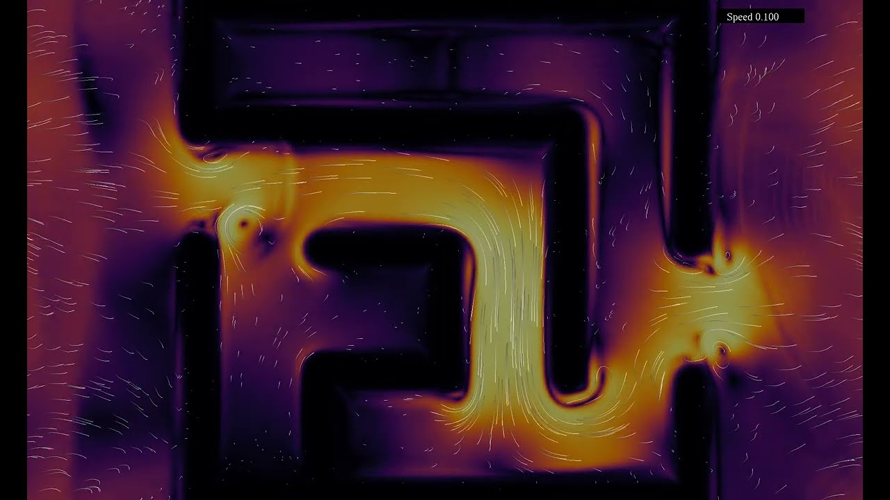 Solving a (tiny) maze with an Euler flow
