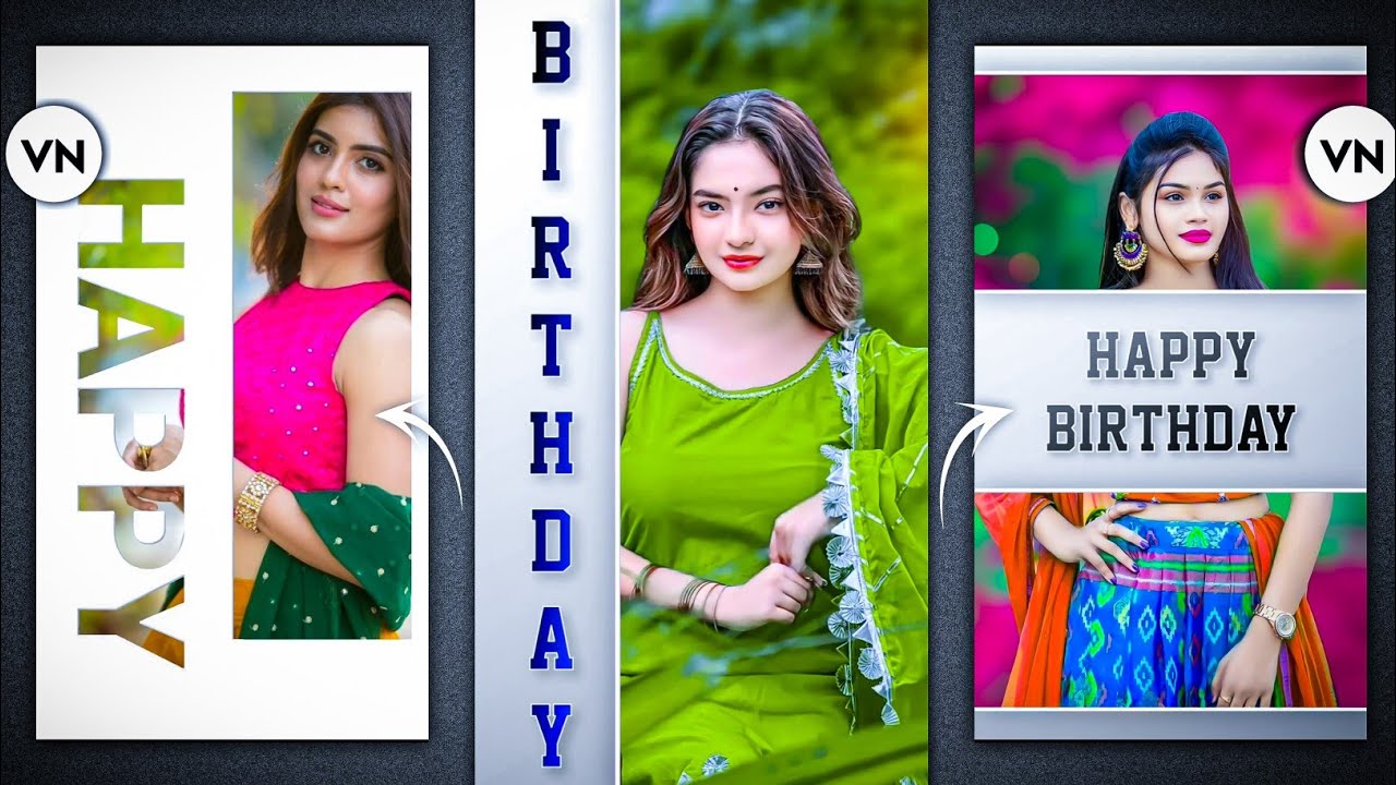 Trending Birthday Status Editing In Vn App | Happy Birthday Status Video Editing In Vn App