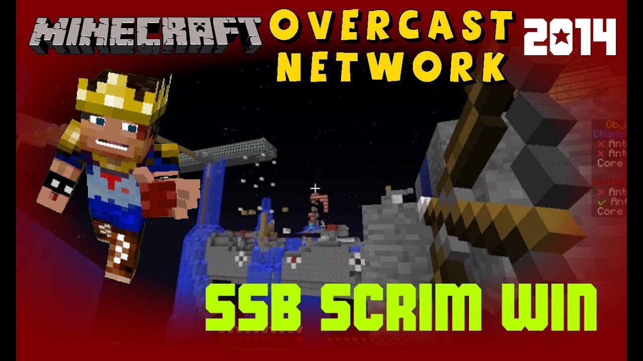 Overcast Network: Spaceship Battles Scrim Win (Minecraft PVP)