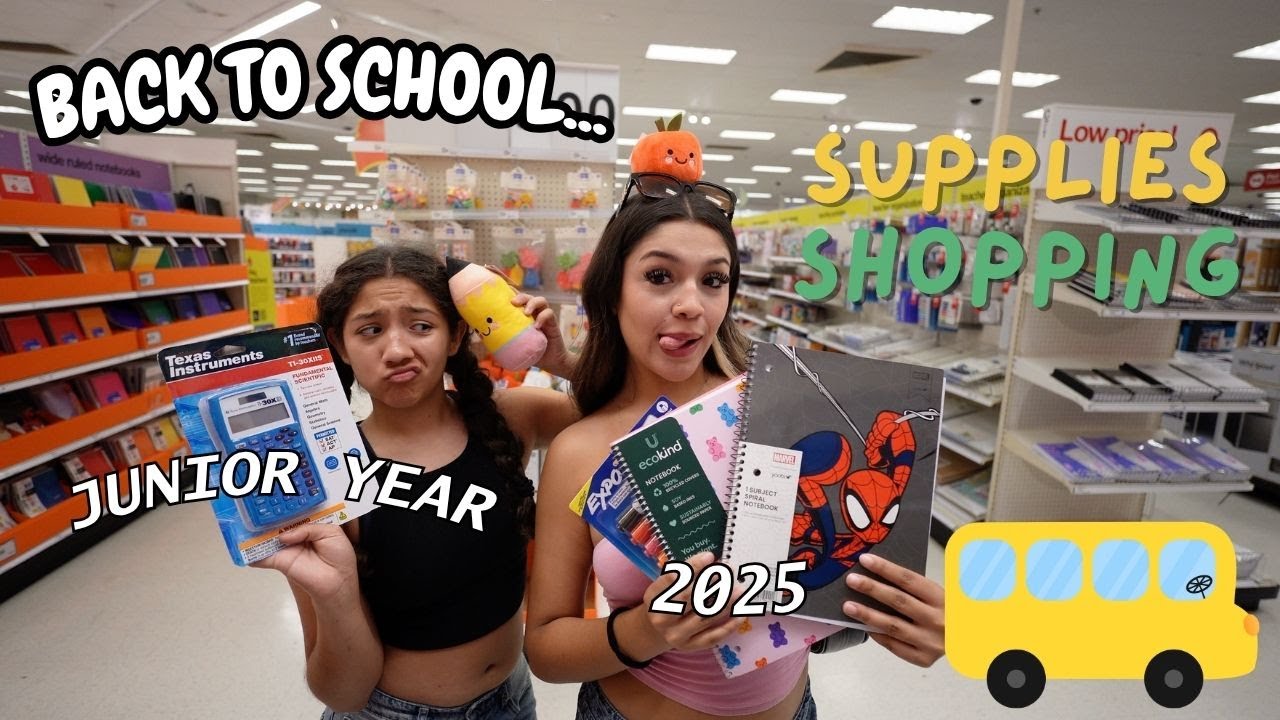 BACK TO SCHOOL SUPPLIES SHOPPING 2025!! JUNIOR YEAR