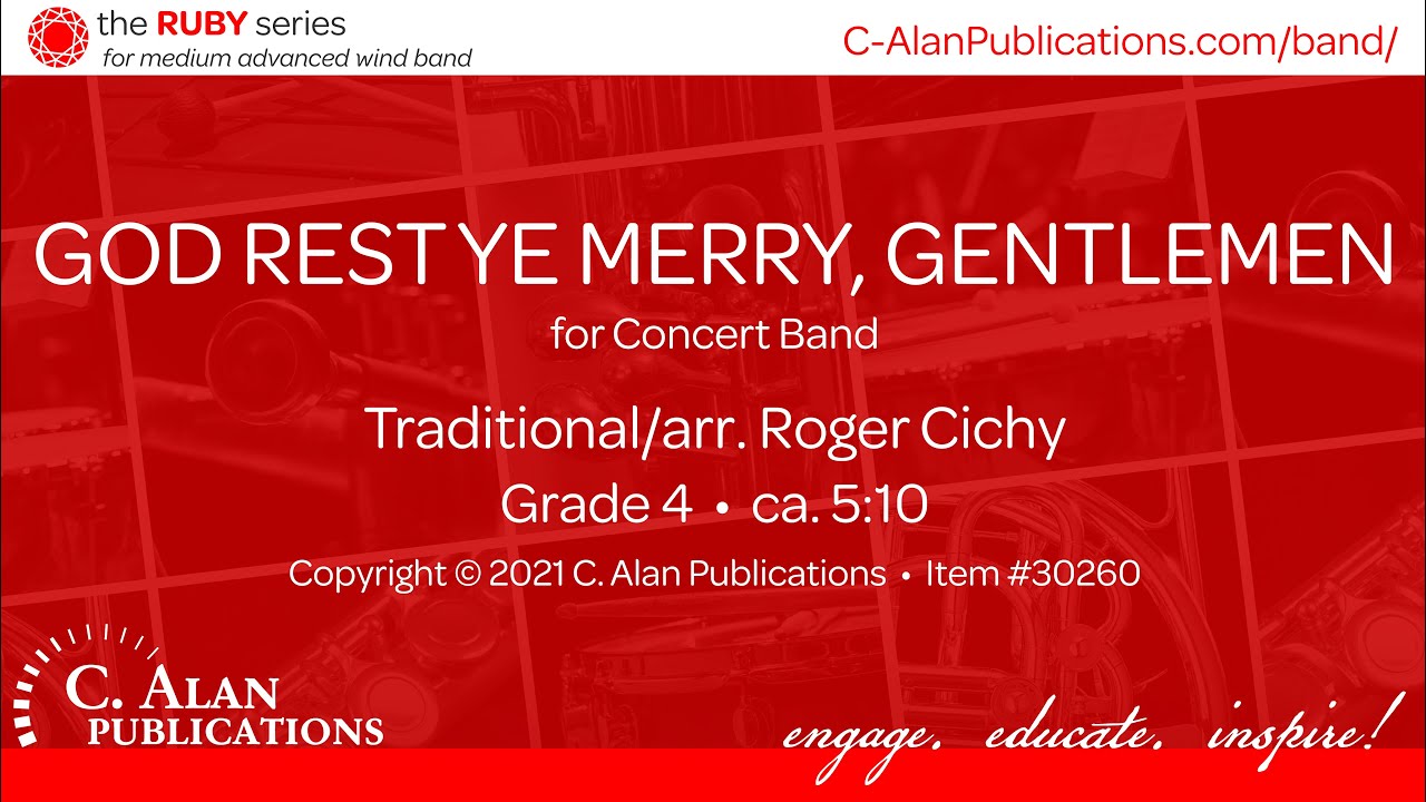 God Rest Ye Merry, Gentlemen (Band Gr. 4) - Roger Cichy