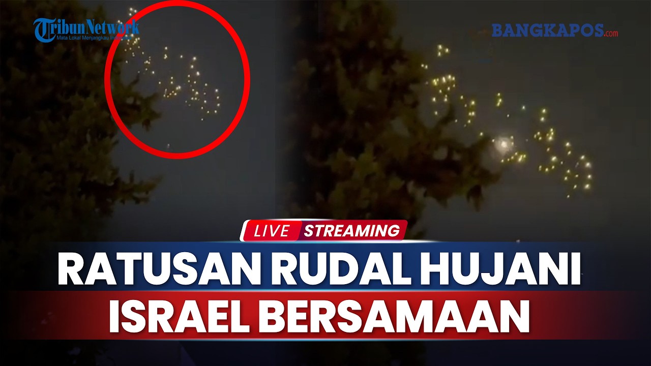 Rudal Pembasmi Iran Hujani Kantor Netanyahu, Rusia Bantu Teheran, Ratusan Rudal Bombardir Israel