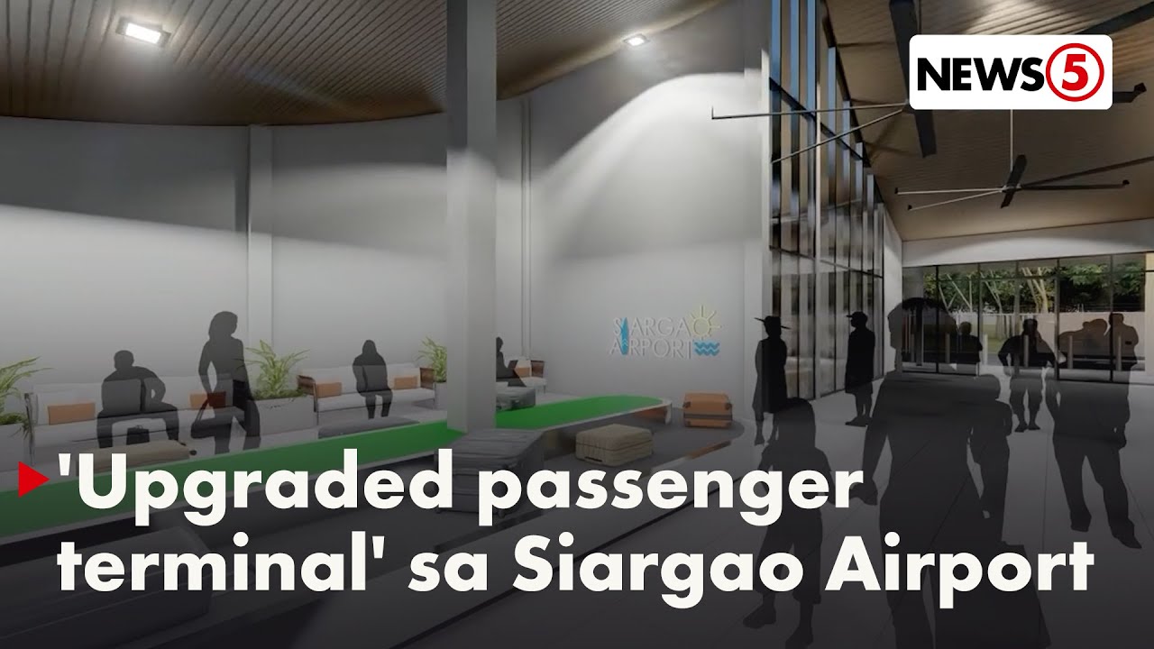 Video mockup ng upgraded passenger terminal sa Siargao Airport, ibinahagi ng DOTr
