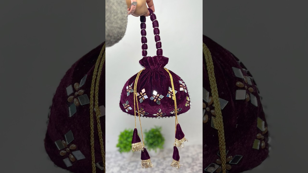 How to Make a Potli Bag at Home 🏠👜 | Easy DIY 