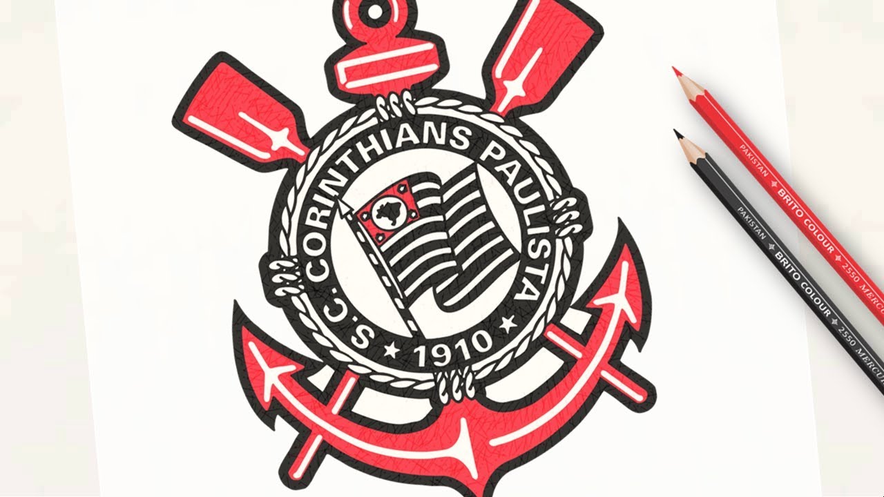 COMO DESENHAR O ESCUDO DO CORINTHIANS