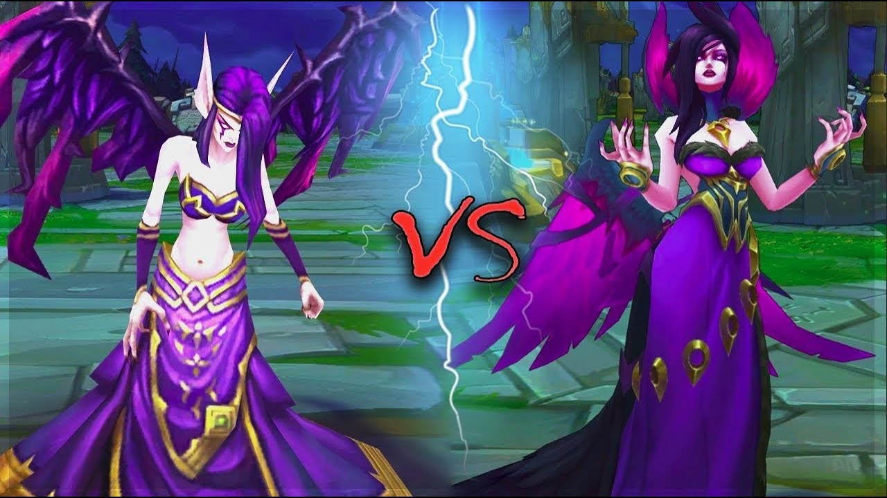 MORGANA ALL SKINS Old VS New Comparison Rework - League of Legends